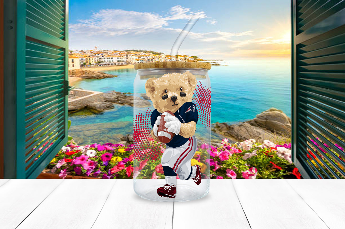 NFL Teddy UV DTF Sticker – 4” Tall | All 32 Teams Available