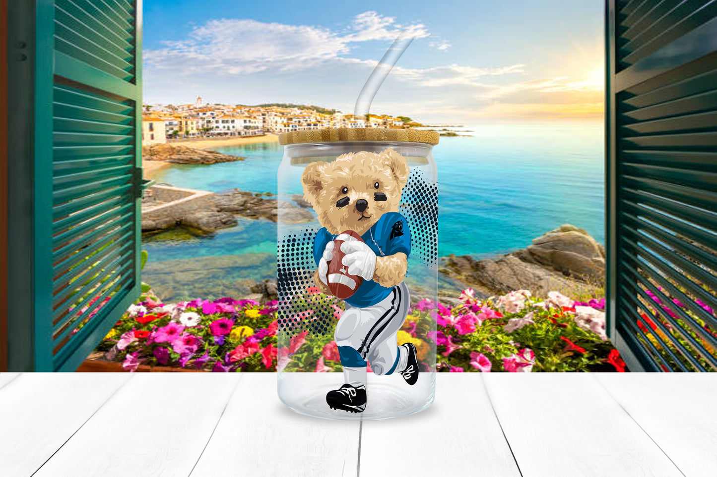 NFL Teddy UV DTF Sticker – 4” Tall | All 32 Teams Available