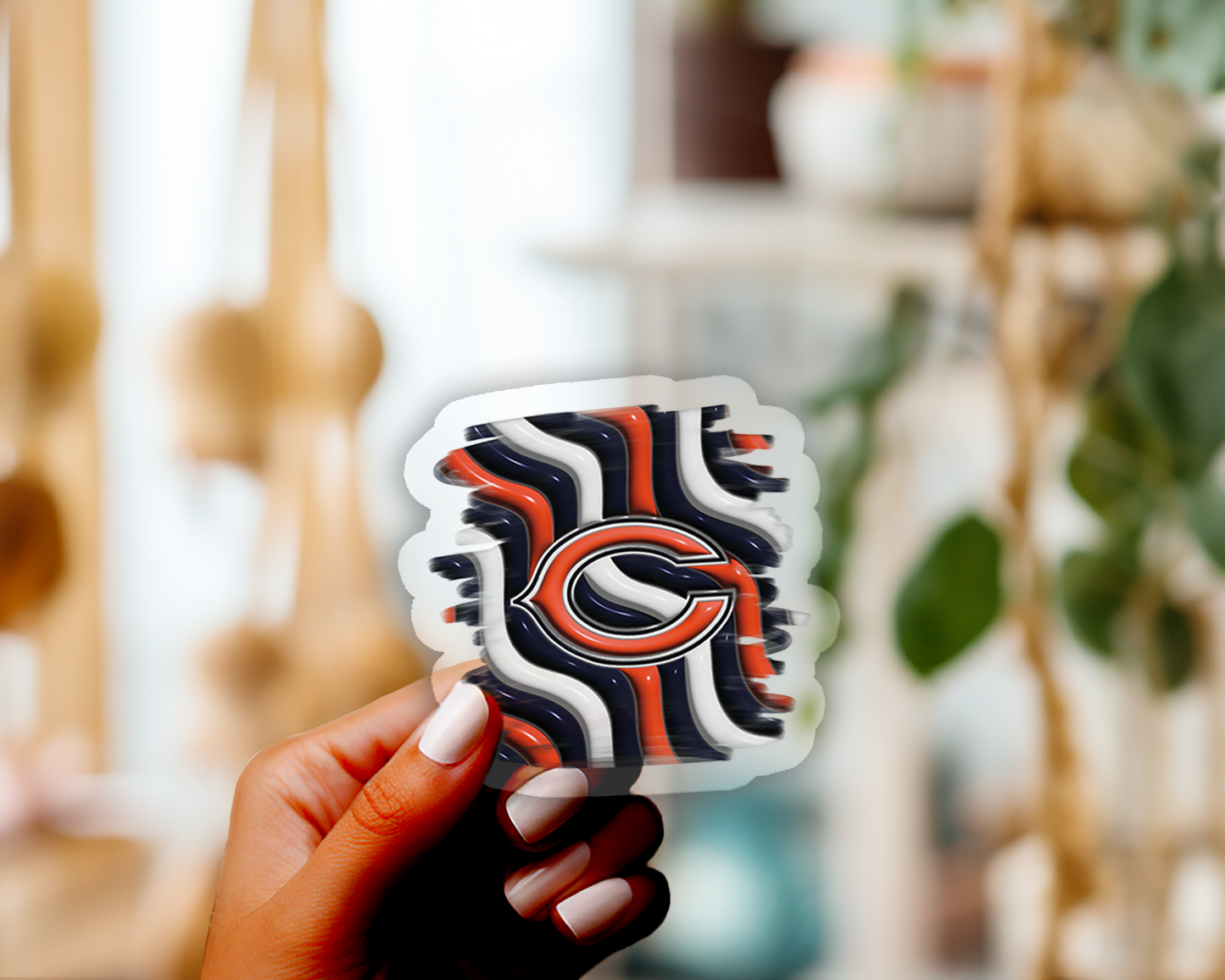 NFL PUFFY DESIGN STICKER