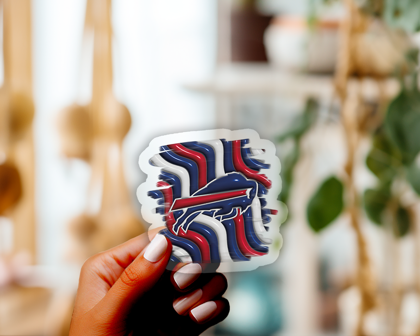 NFL PUFFY DESIGN STICKER