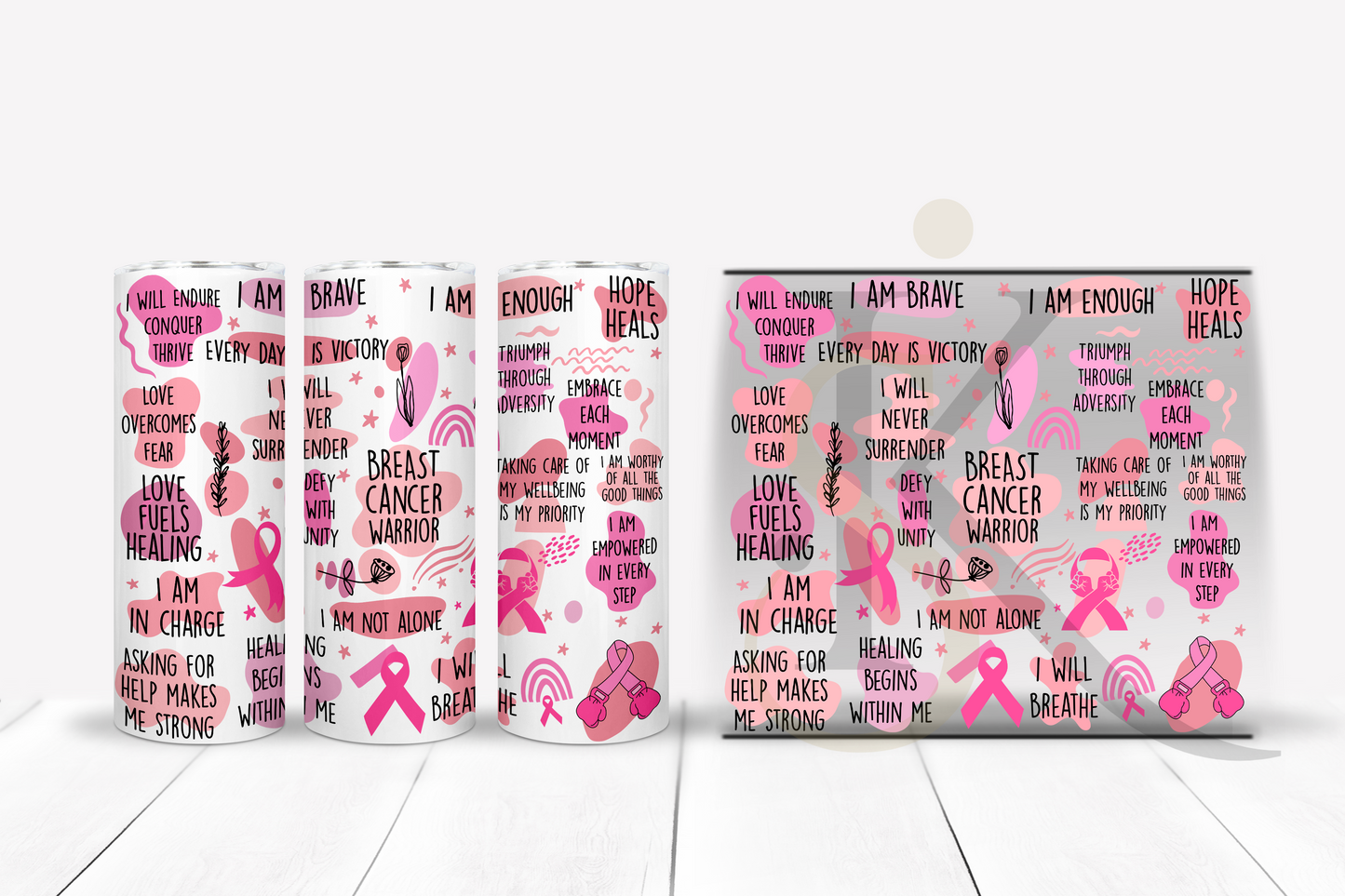 Affirmation UV DTF Tumbler Wrap