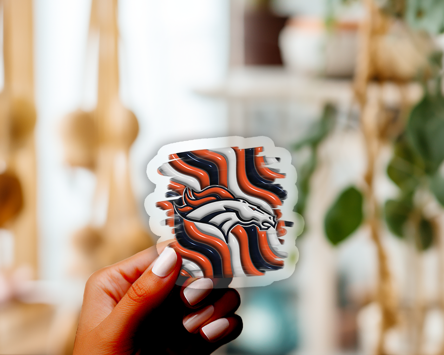 NFL PUFFY DESIGN STICKER