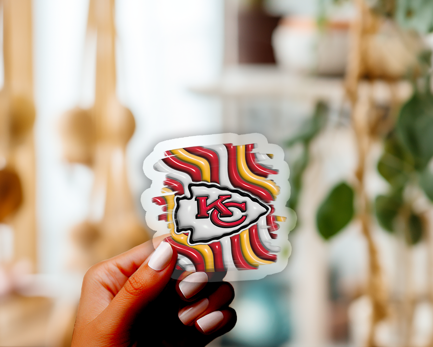 NFL PUFFY DESIGN STICKER