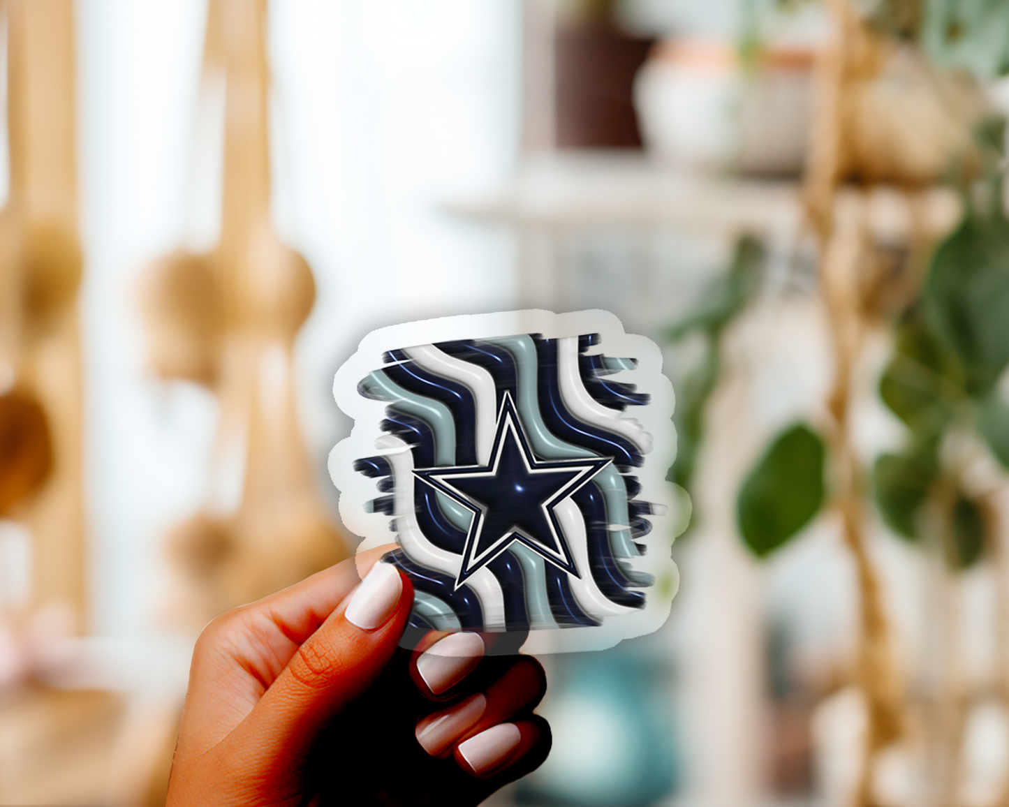 NFL PUFFY DESIGN STICKER