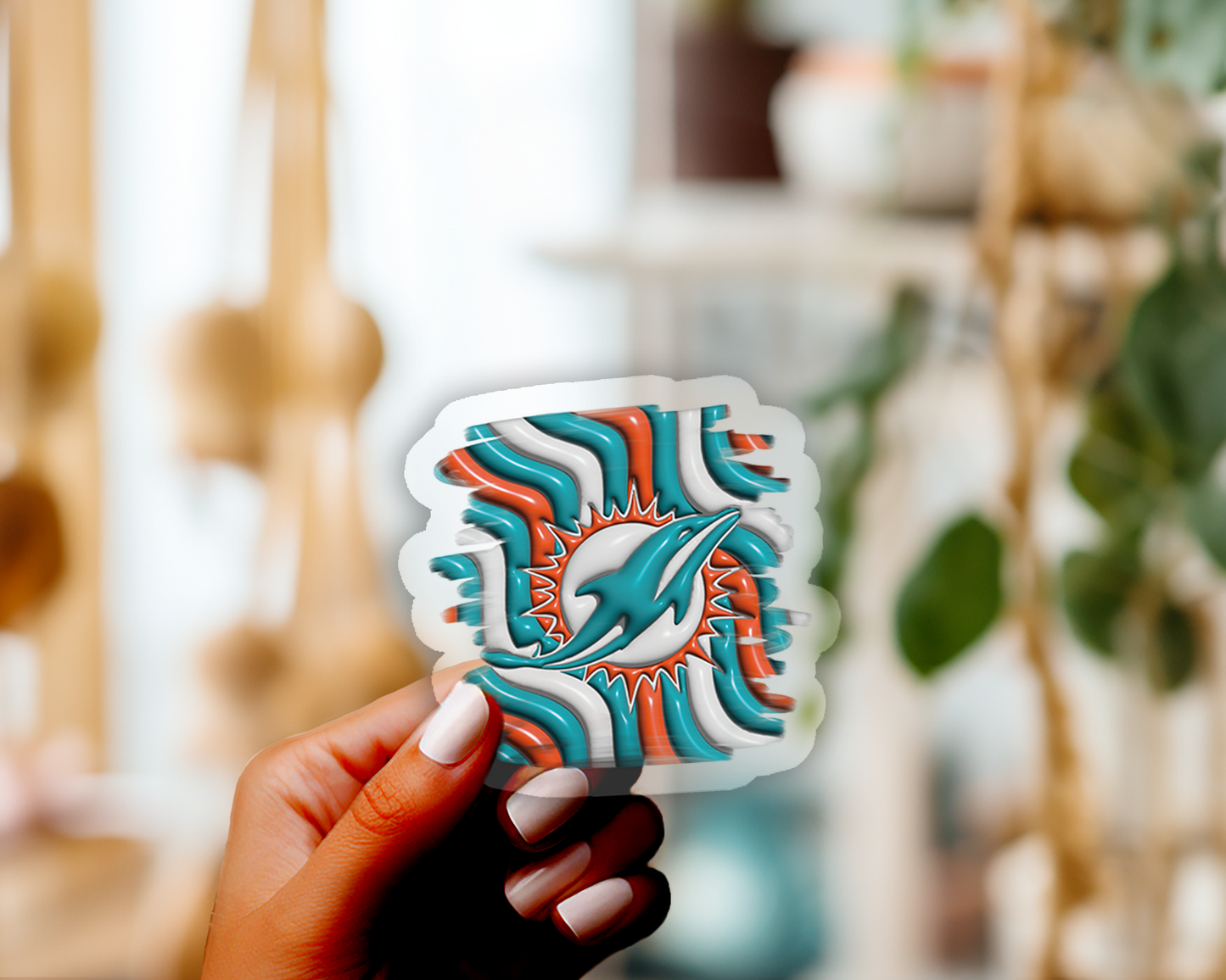 NFL PUFFY DESIGN STICKER