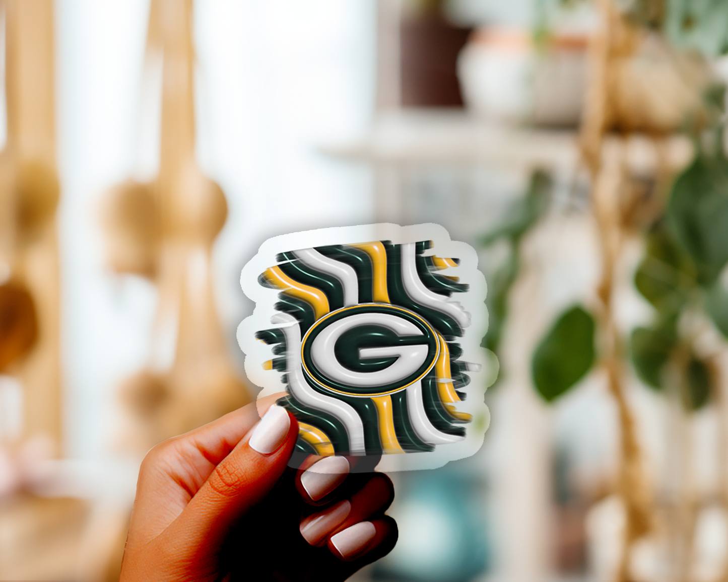 NFL PUFFY DESIGN STICKER