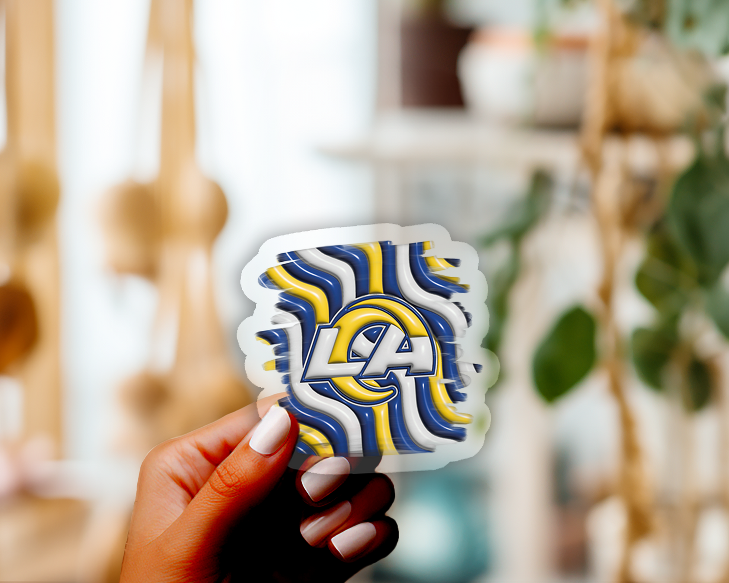 NFL PUFFY DESIGN STICKER