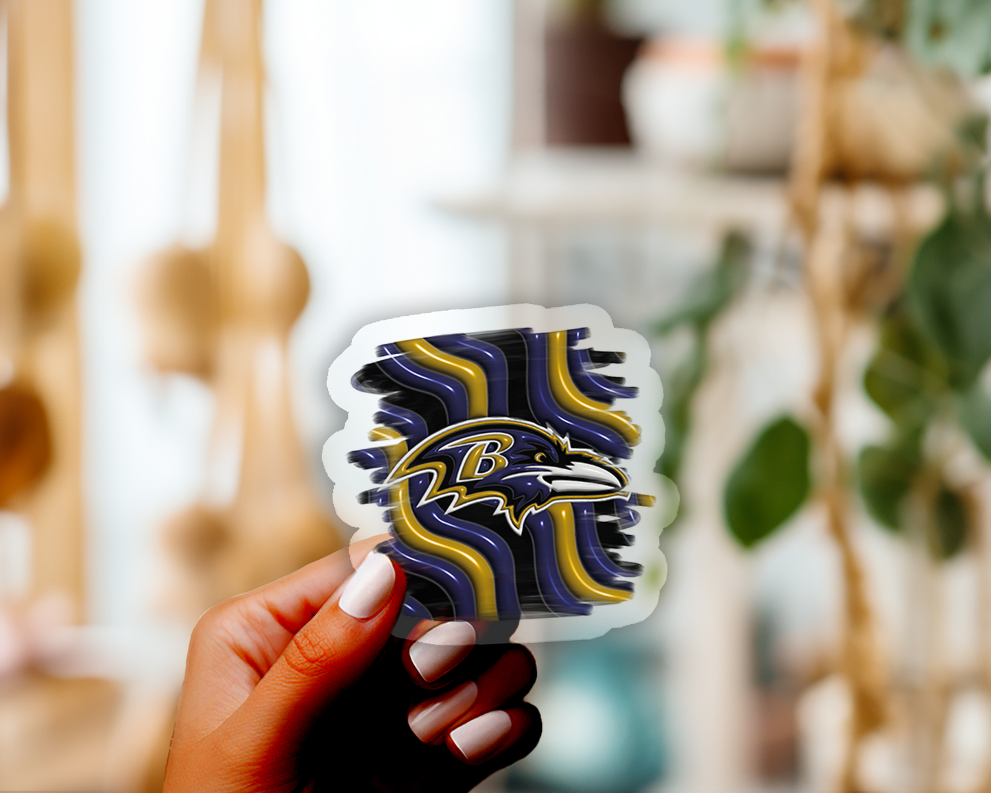 NFL PUFFY DESIGN STICKER