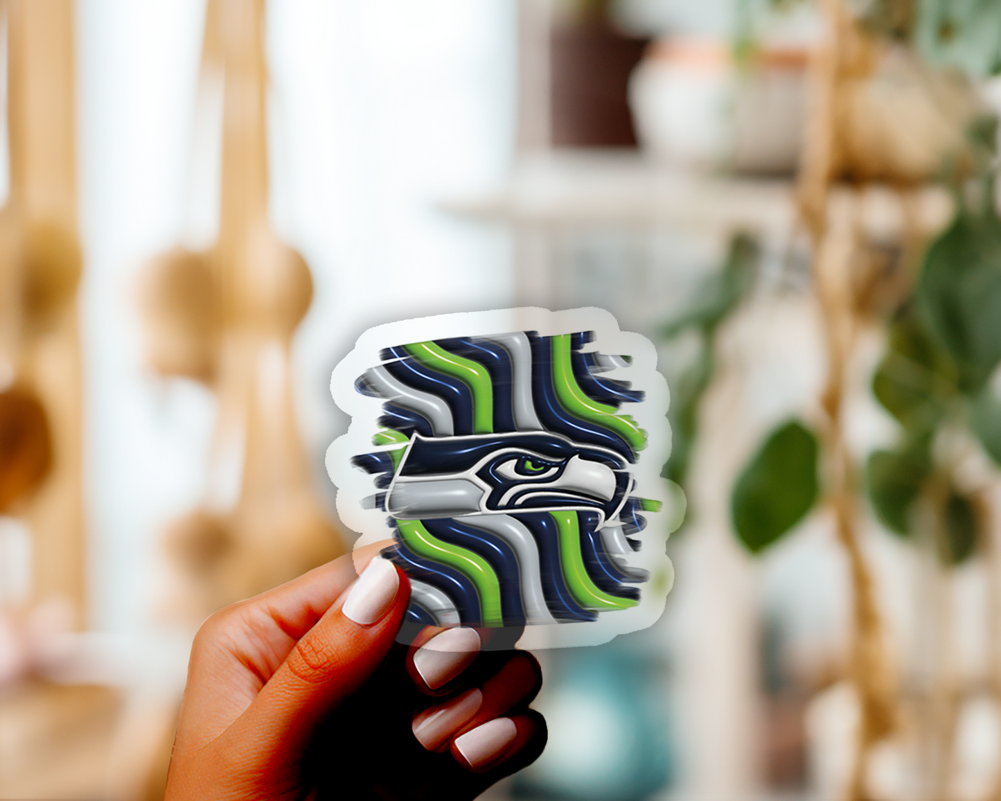 NFL PUFFY DESIGN STICKER