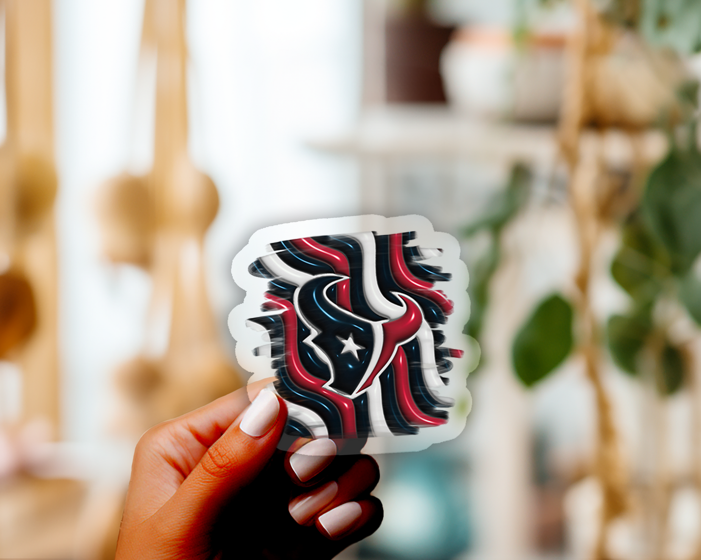 NFL PUFFY DESIGN STICKER