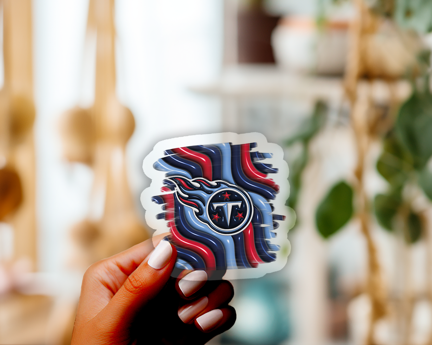 NFL PUFFY DESIGN STICKER