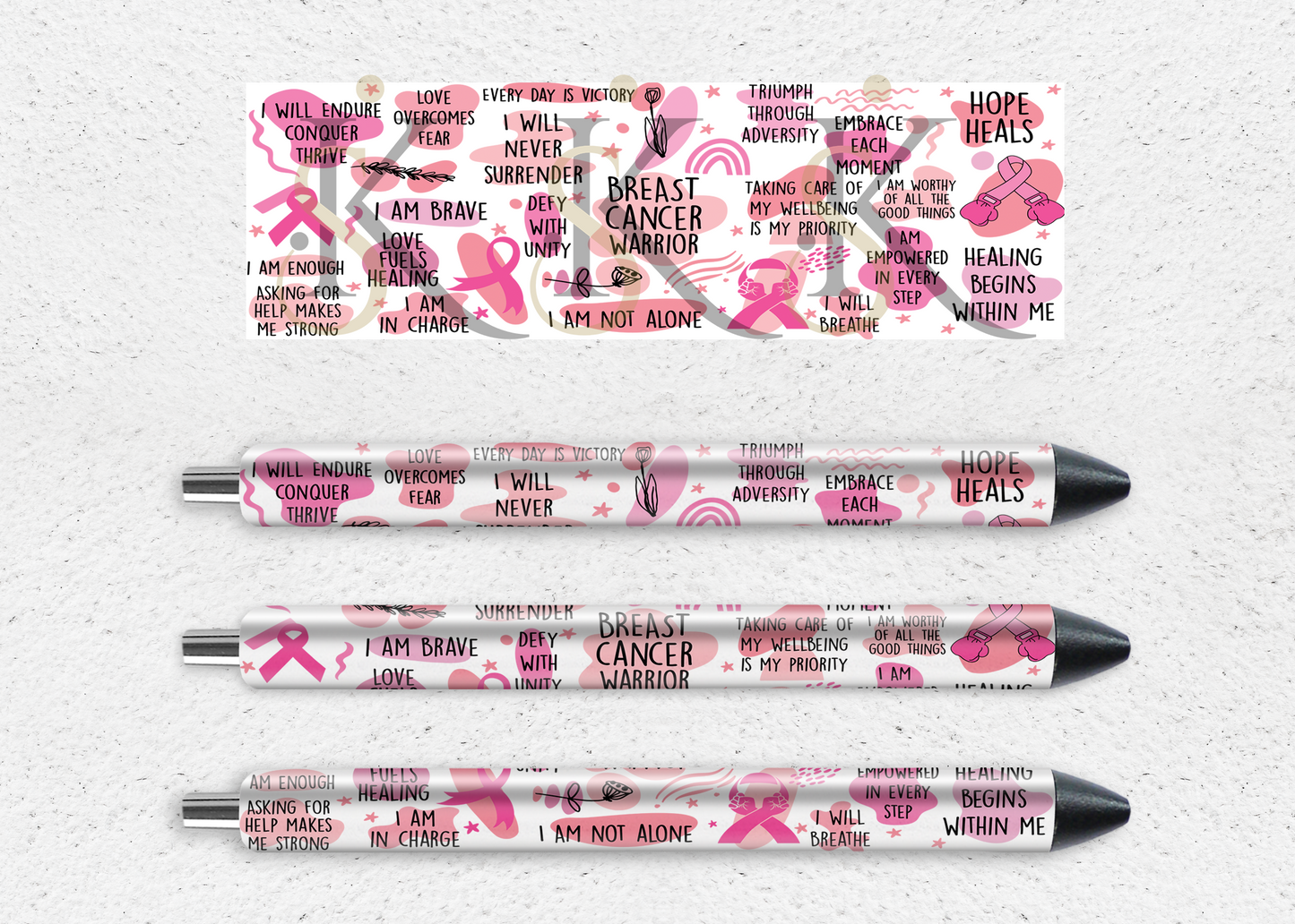 Affirmation UV DTF Pen Wrap – 1.5" x 4.75"
