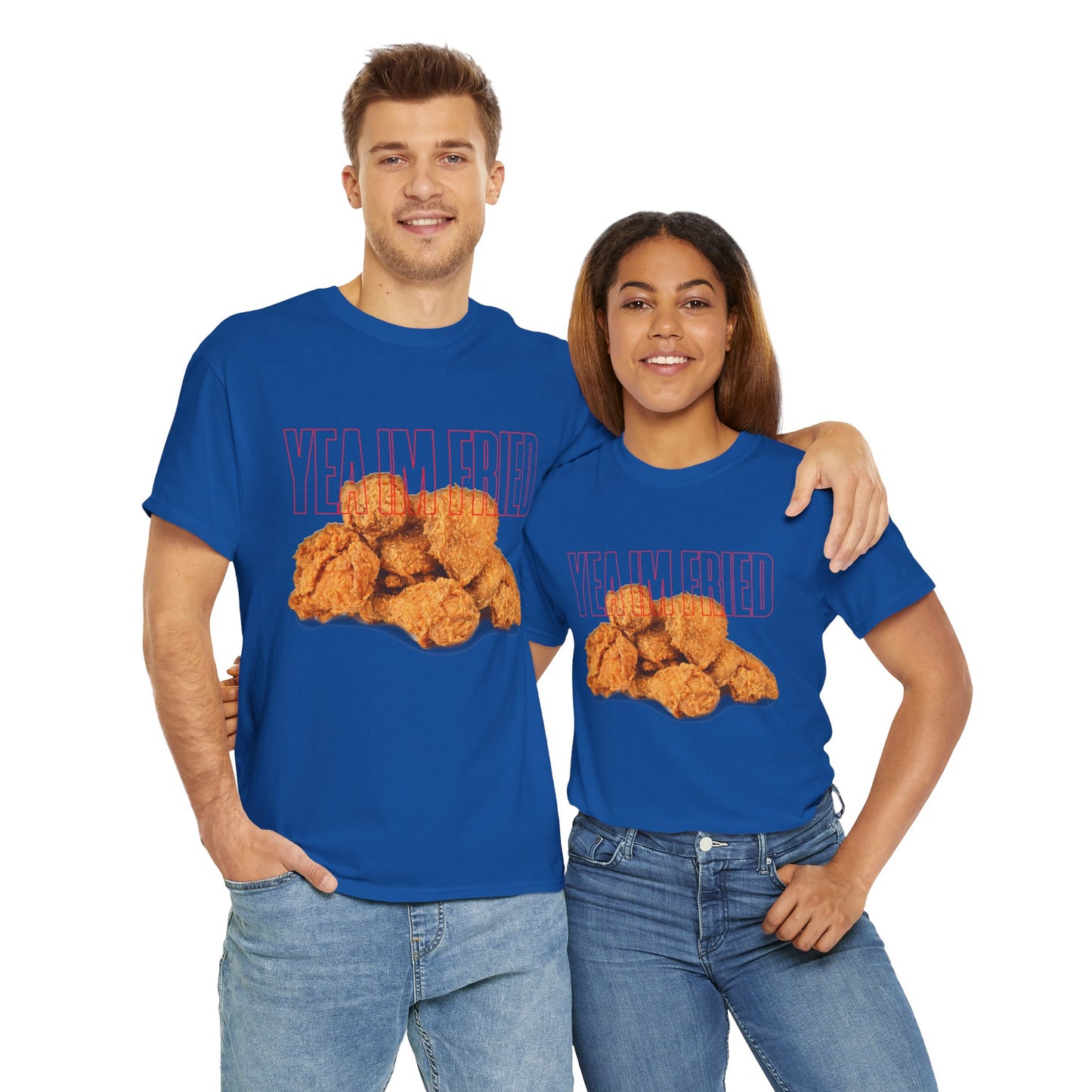 "Yea I'm Fried" Crispy Humor Graphic Tee