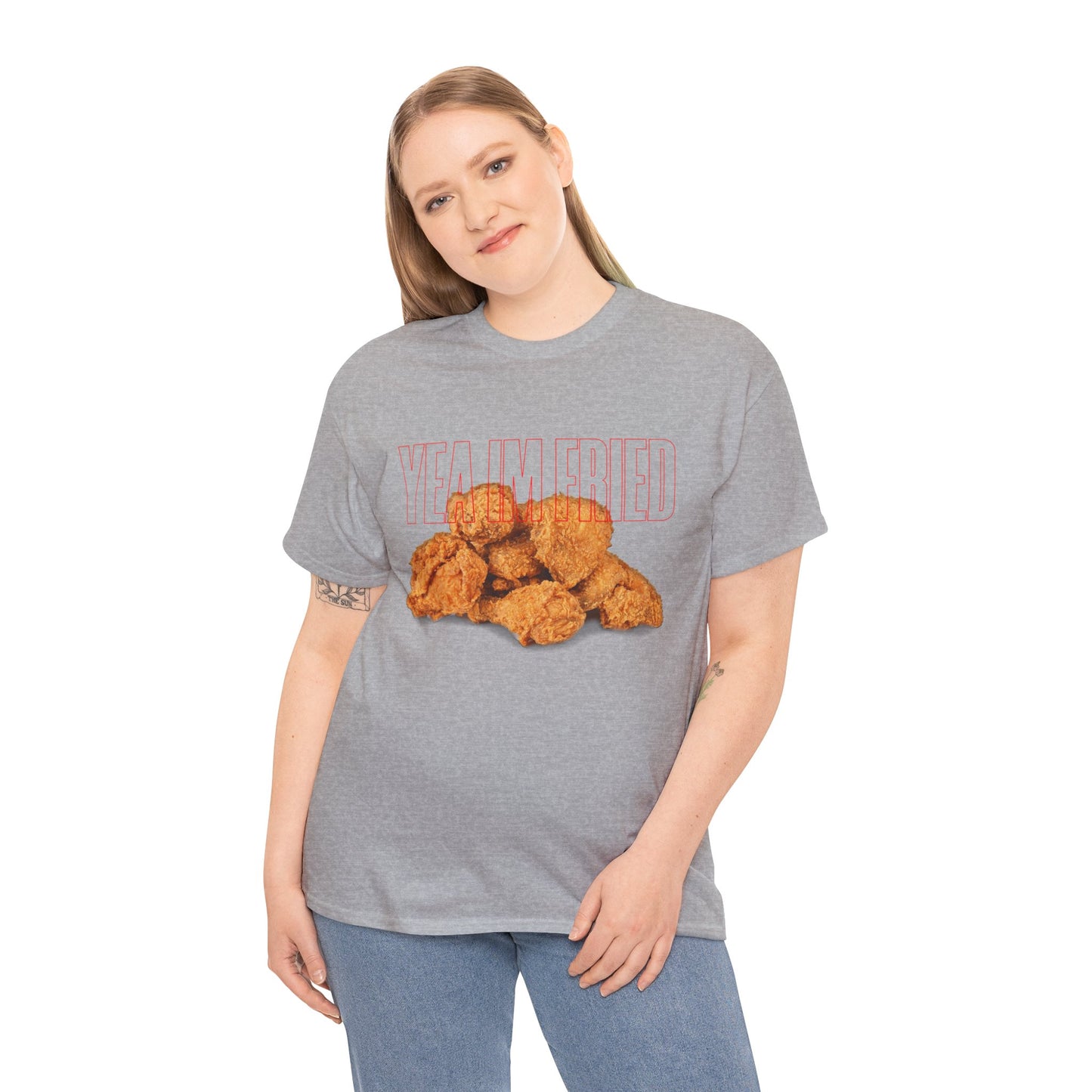 "Yea I'm Fried" Crispy Humor Graphic Tee