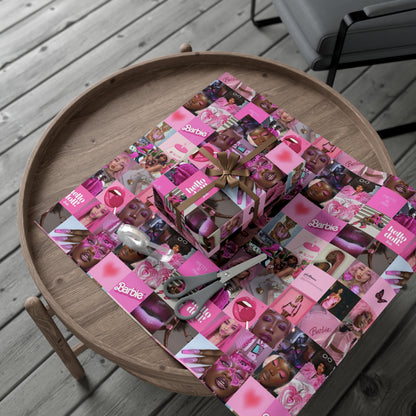 African American Barbie Gift Wrap Papers
