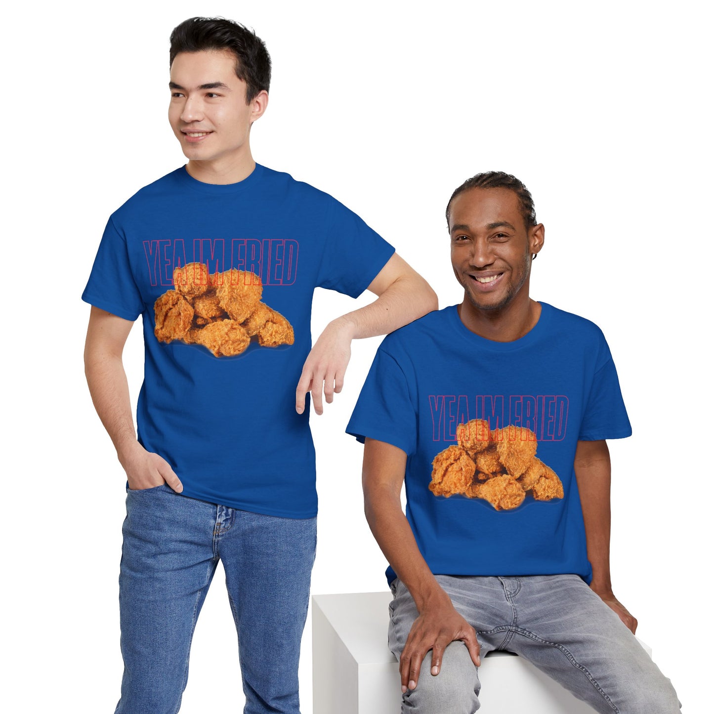 "Yea I'm Fried" Crispy Humor Graphic Tee