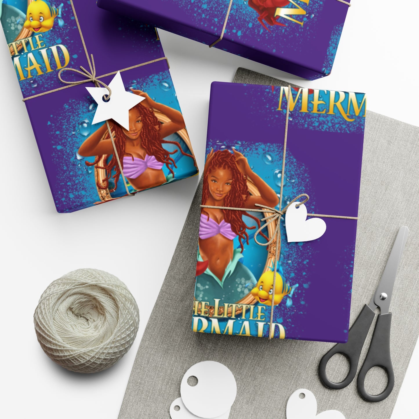 The Little Mermaid Gift Wrap Papers