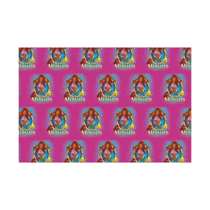 The Little Mermaid Pink Gift Wrap Papers
