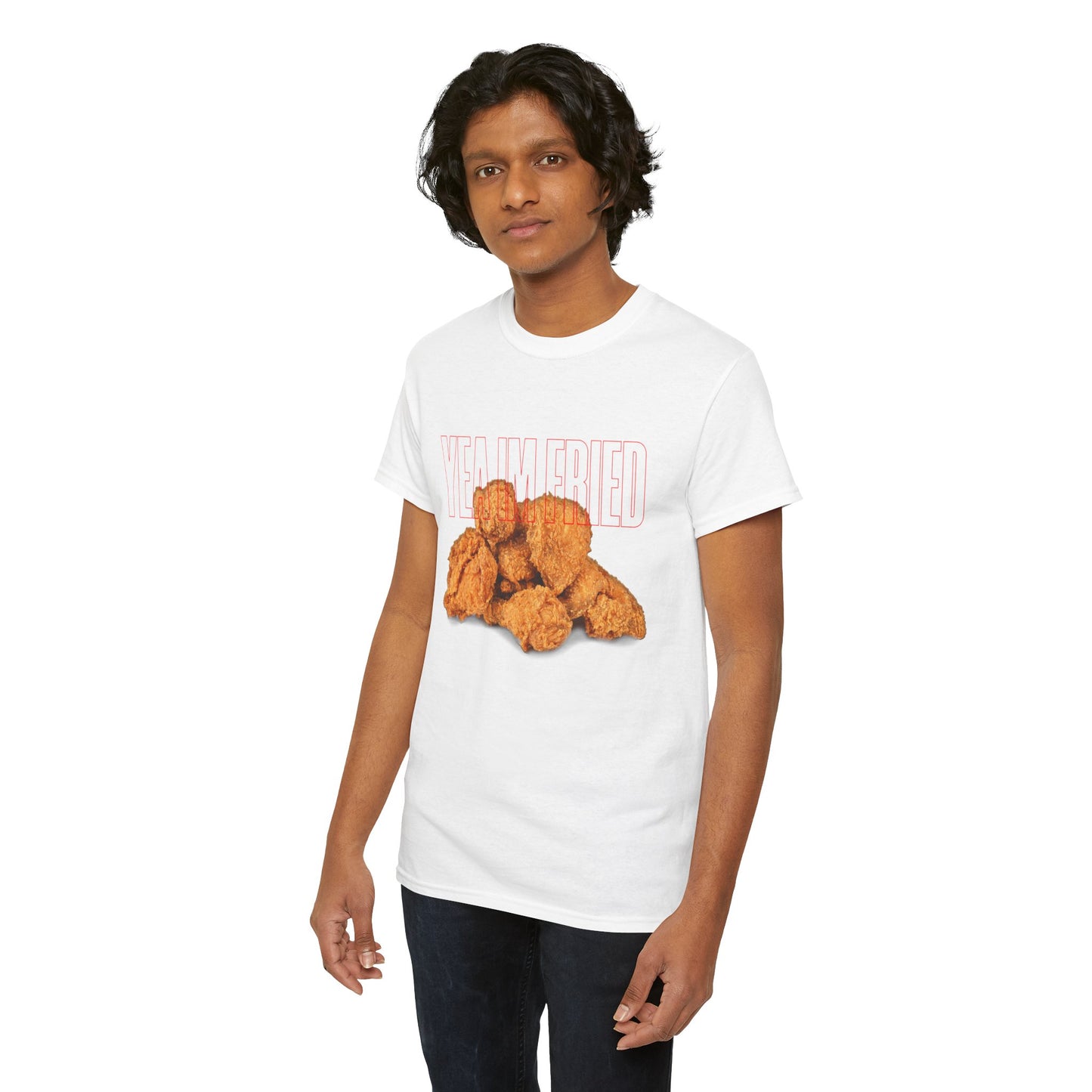 "Yea I'm Fried" Crispy Humor Graphic Tee