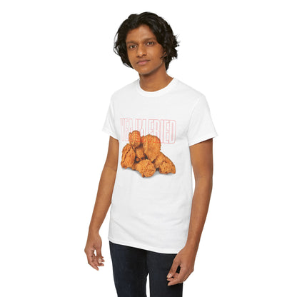"Yea I'm Fried" Crispy Humor Graphic Tee