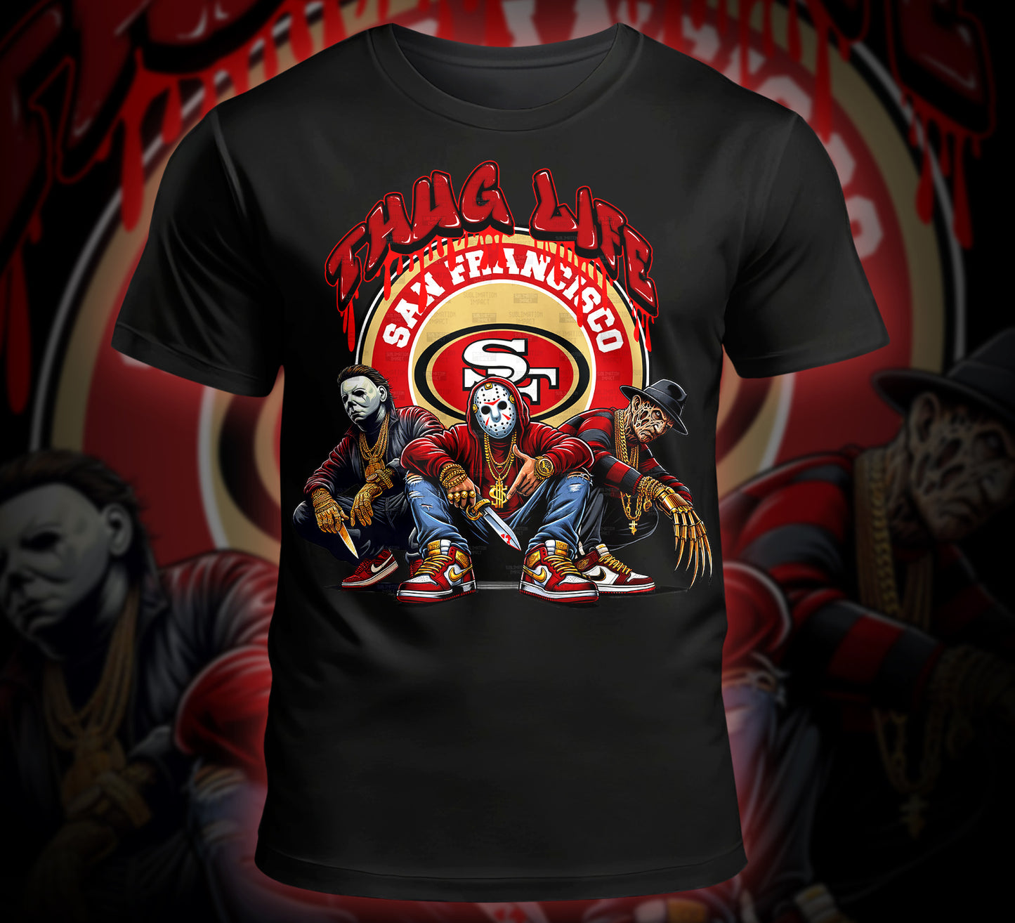 Thug Life Horror Digital Download - NFL Team Edition