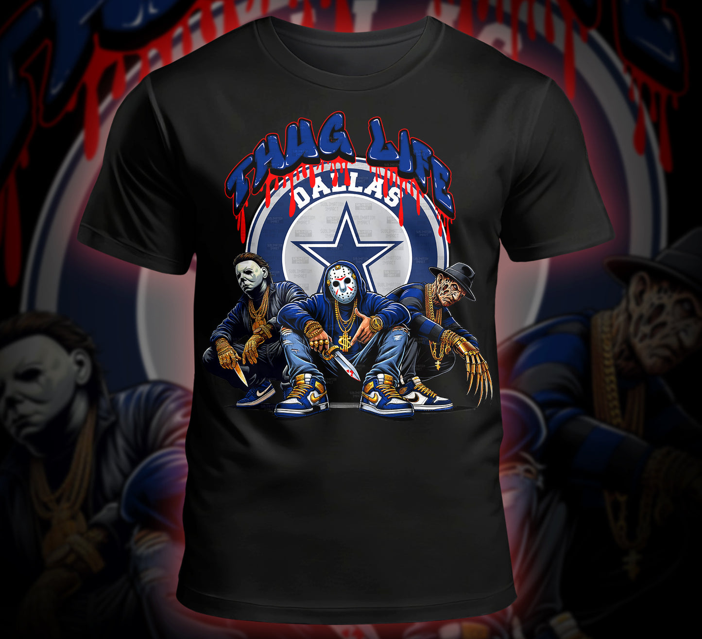 Thug Life Horror Digital Download - NFL Team Edition