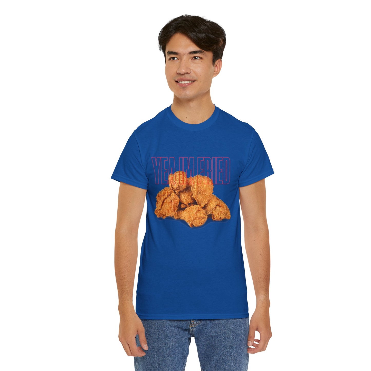 "Yea I'm Fried" Crispy Humor Graphic Tee