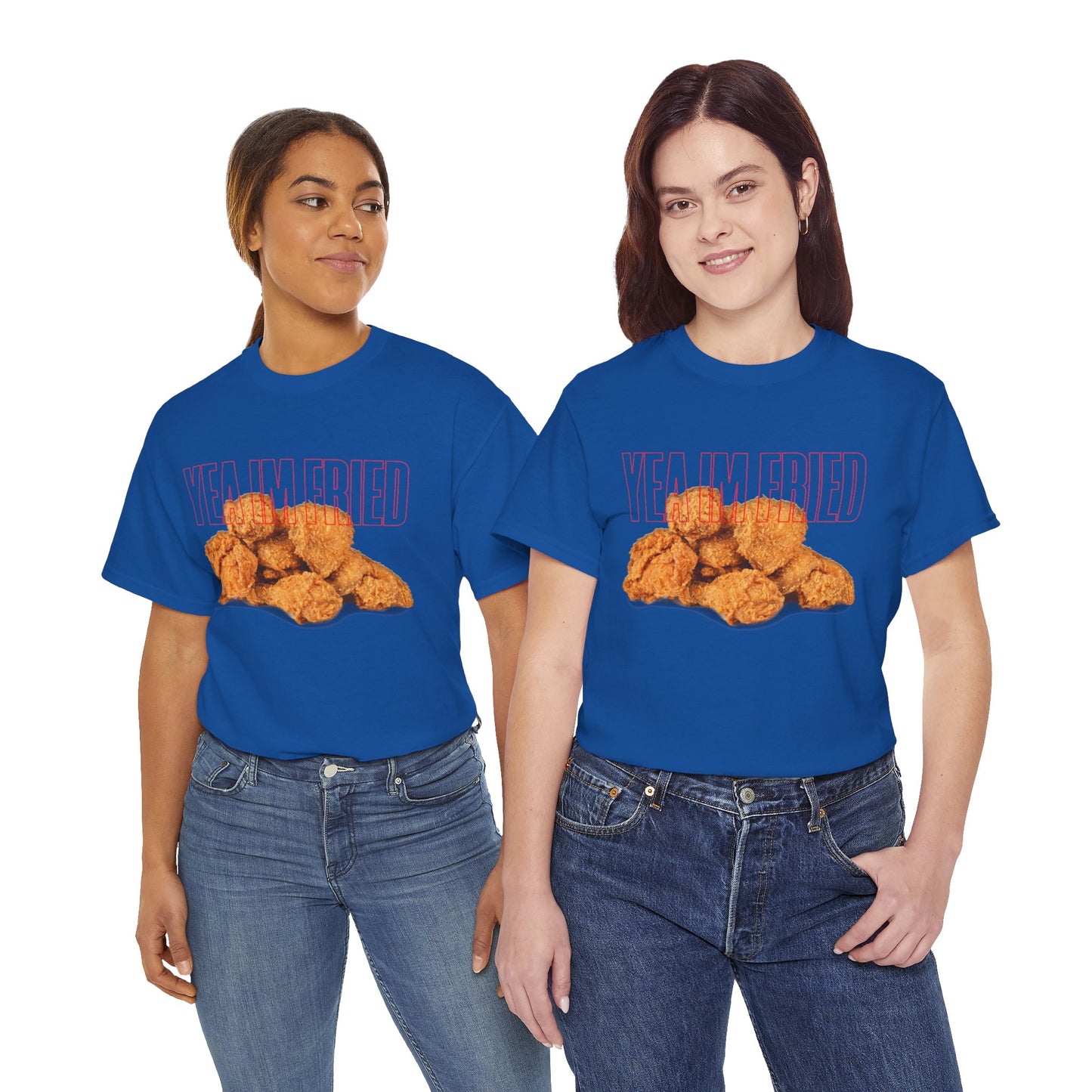 "Yea I'm Fried" Crispy Humor Graphic Tee