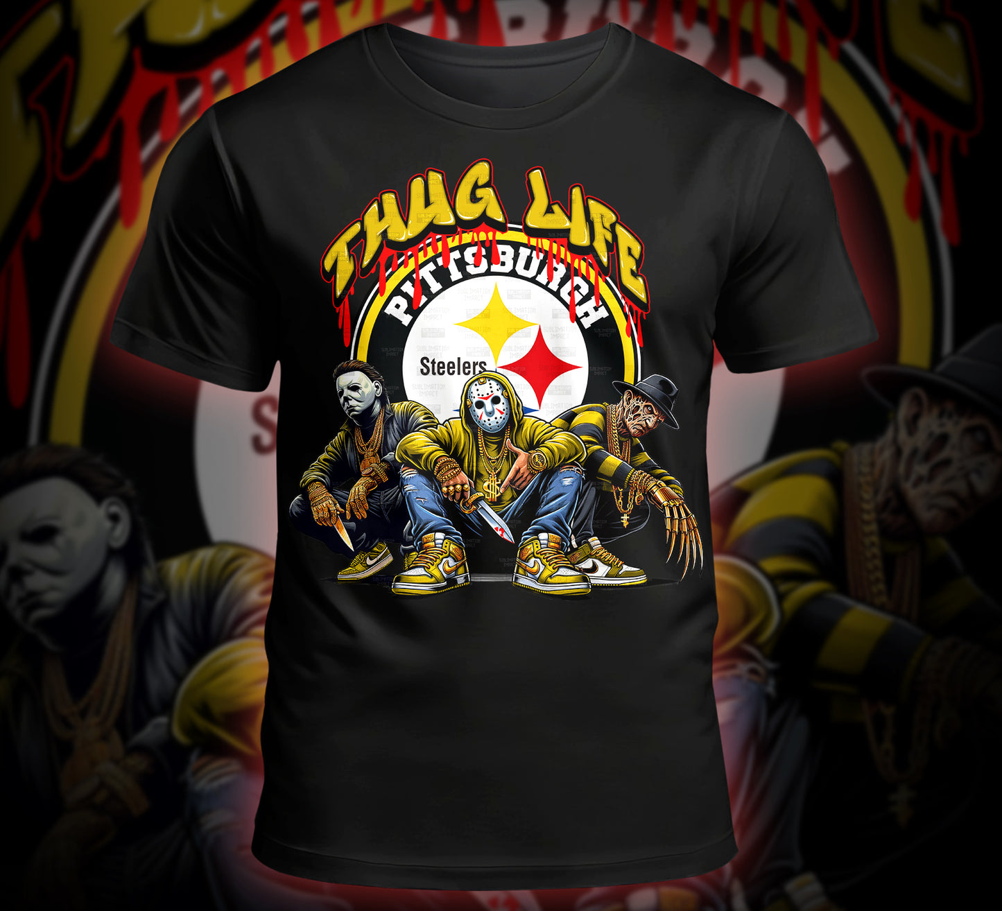 Thug Life Horror Digital Download - NFL Team Edition