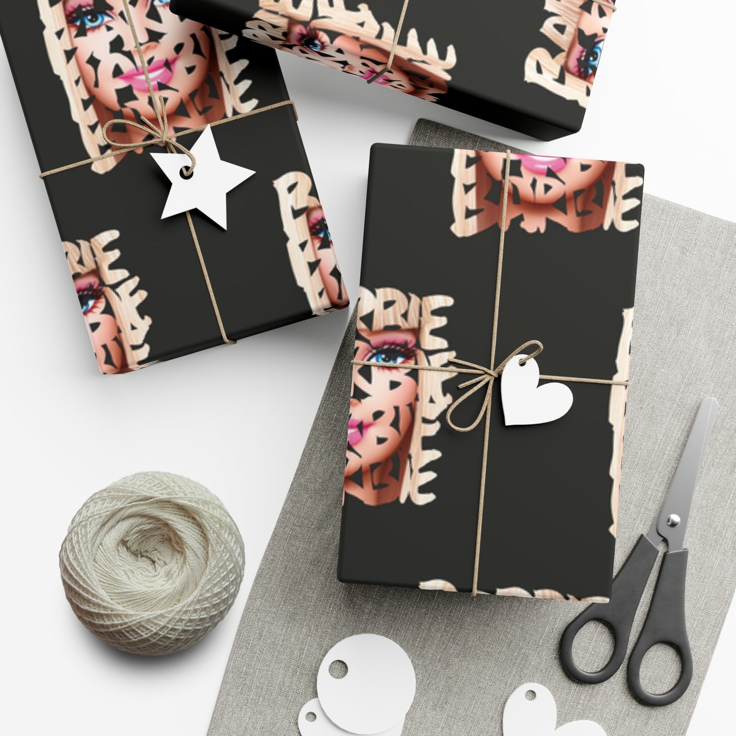 Barb Face Gift Wrap Papers