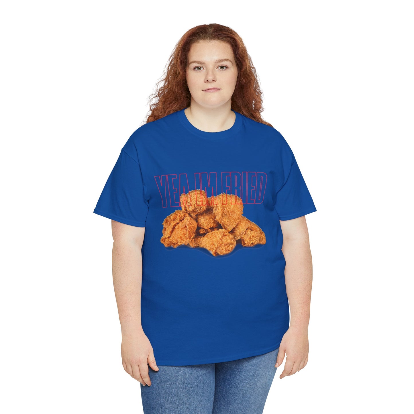 "Yea I'm Fried" Crispy Humor Graphic Tee