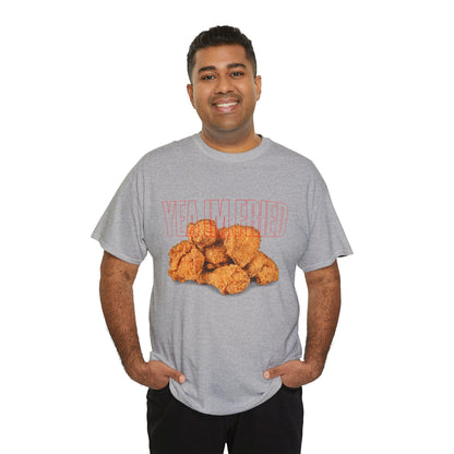 "Yea I'm Fried" Crispy Humor Graphic Tee