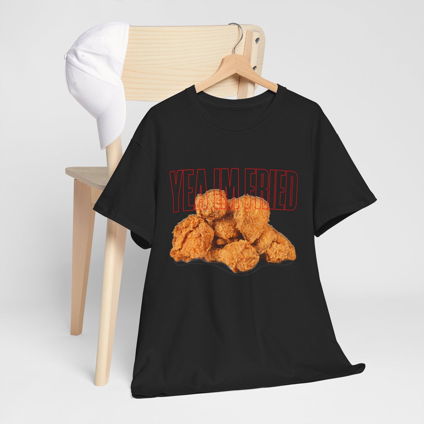 "Yea I'm Fried" Crispy Humor Graphic Tee