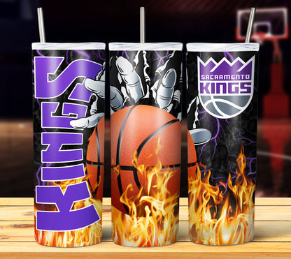 NBA Fire Hands Tumbler Wrap Bundle