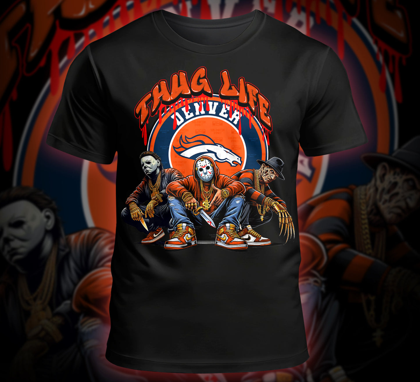 Thug Life Horror Digital Download - NFL Team Edition