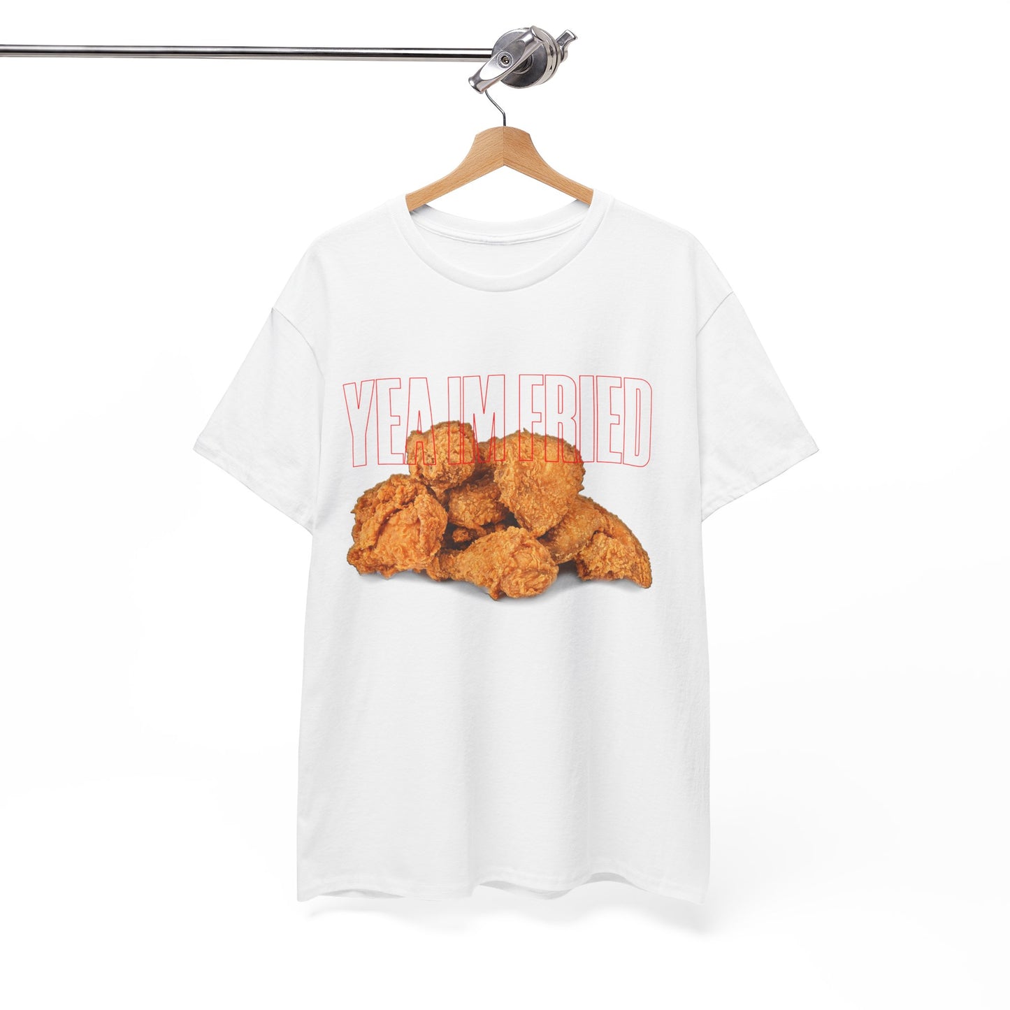 "Yea I'm Fried" Crispy Humor Graphic Tee