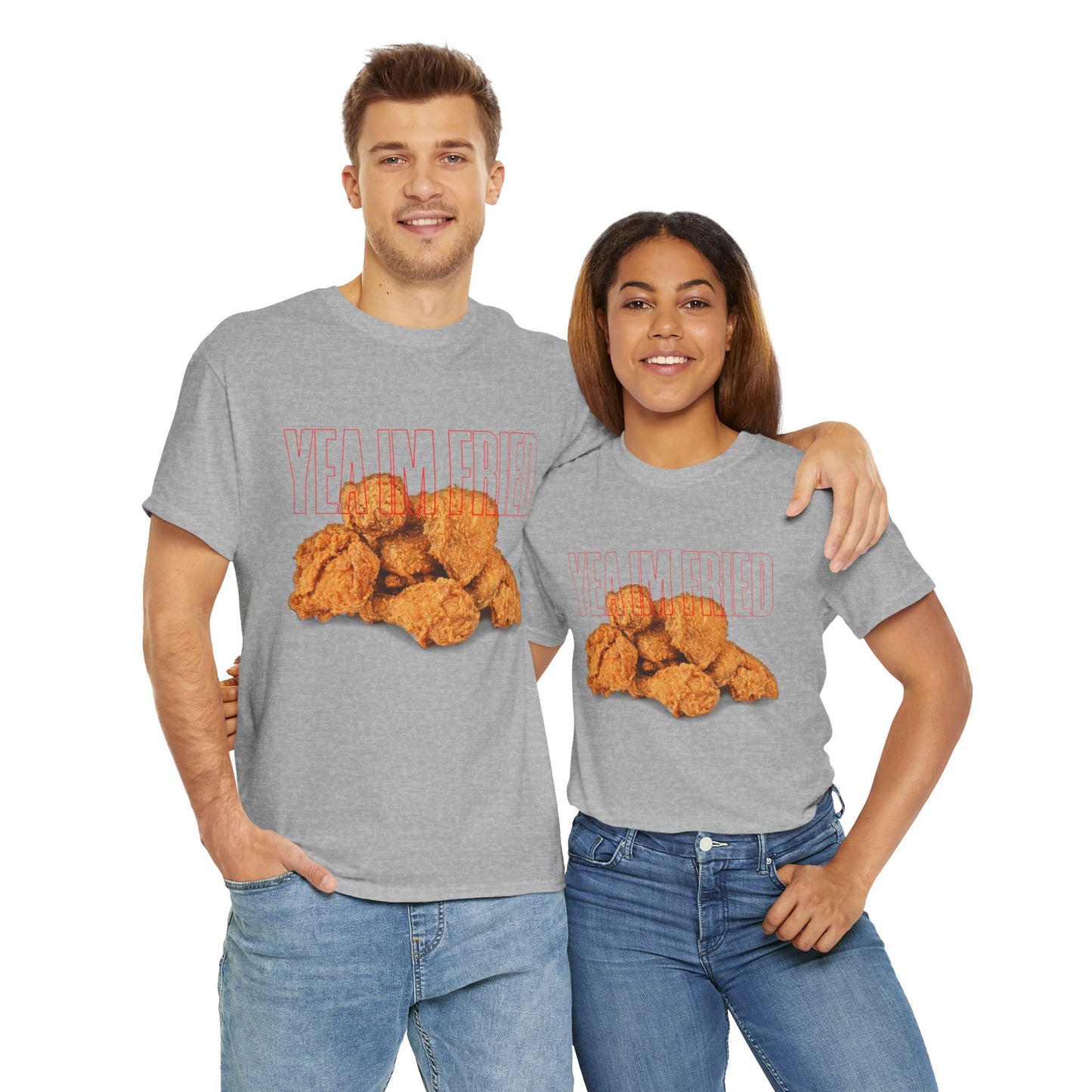 "Yea I'm Fried" Crispy Humor Graphic Tee