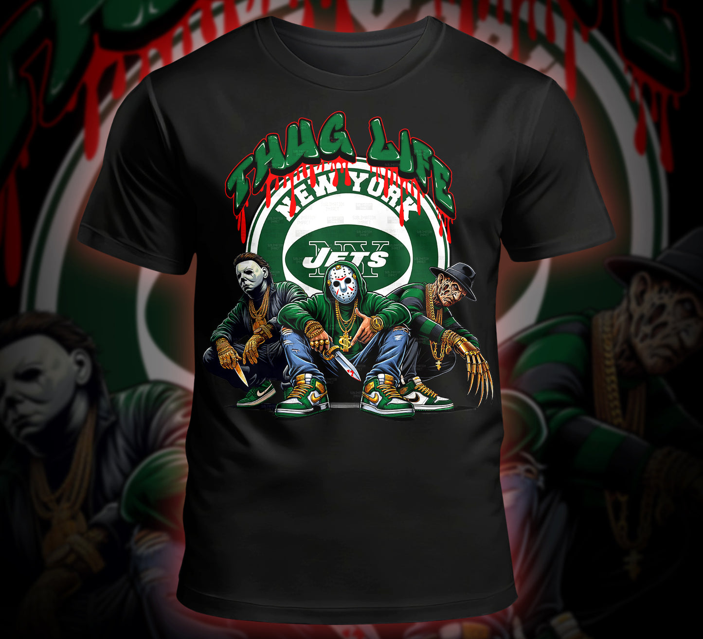 Thug Life Horror Digital Download - NFL Team Edition