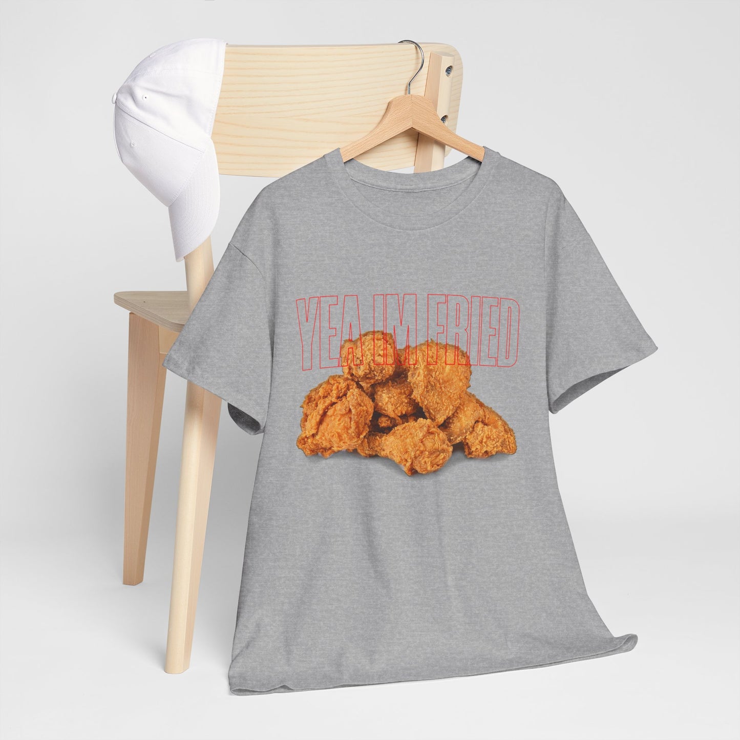 "Yea I'm Fried" Crispy Humor Graphic Tee
