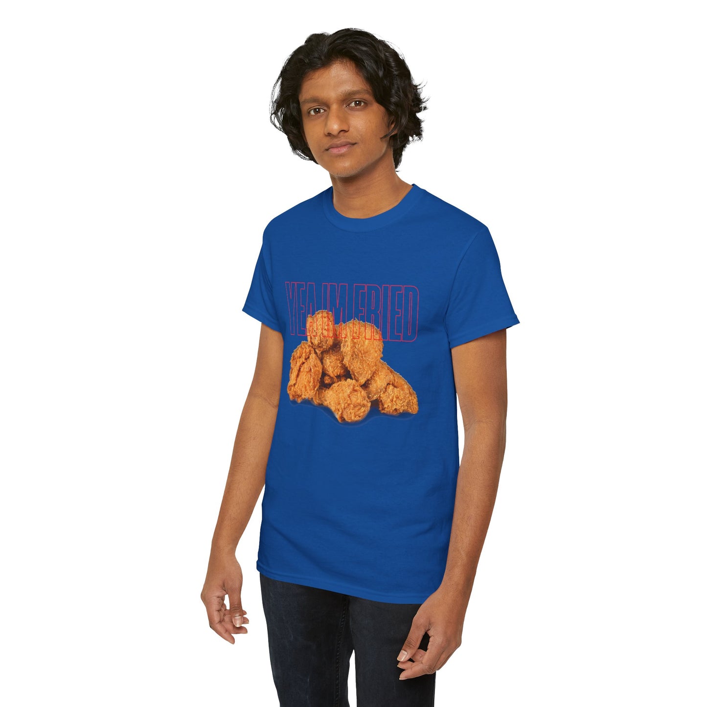 "Yea I'm Fried" Crispy Humor Graphic Tee