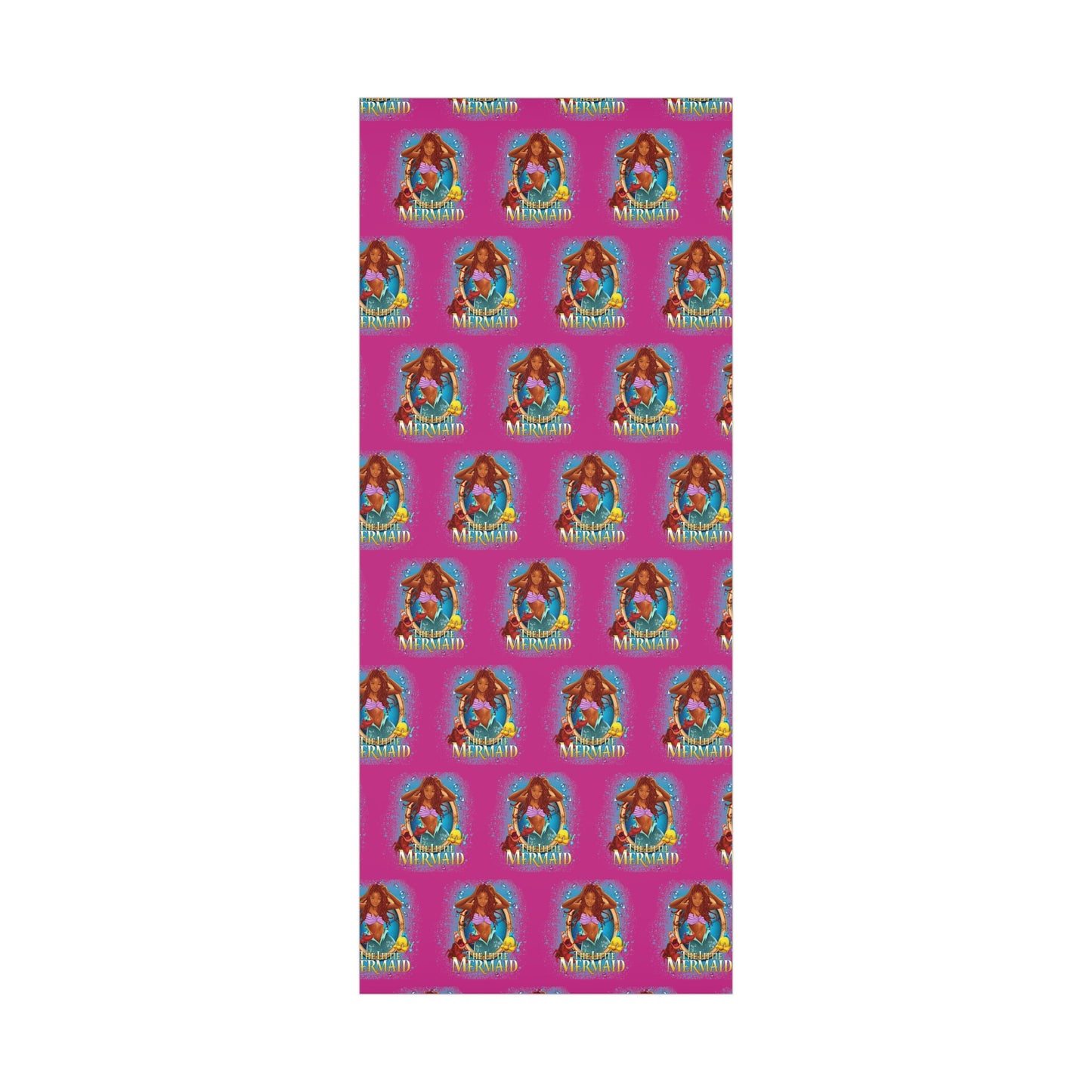 The Little Mermaid Pink Gift Wrap Papers