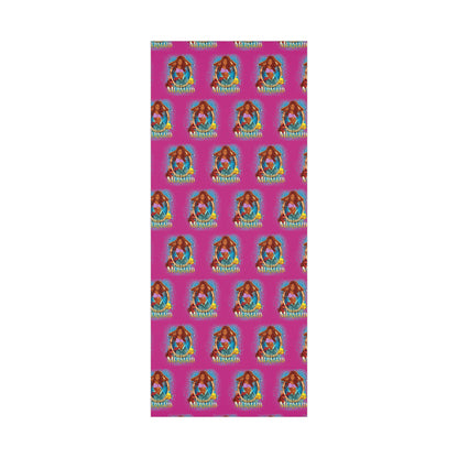 The Little Mermaid Pink Gift Wrap Papers