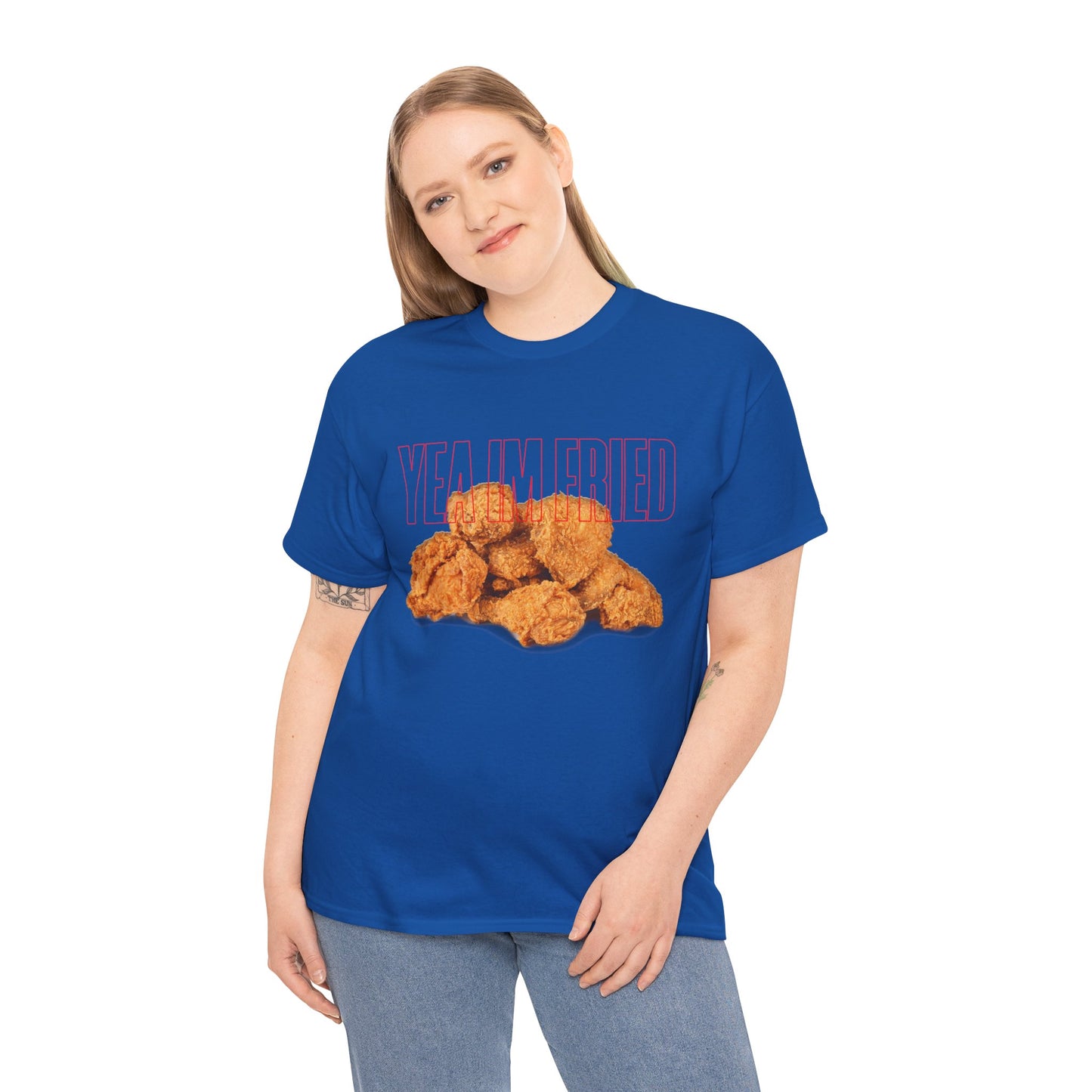 "Yea I'm Fried" Crispy Humor Graphic Tee