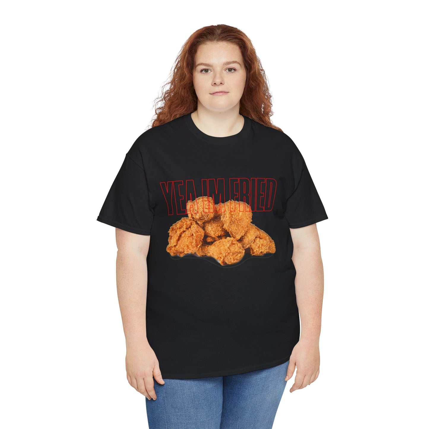 "Yea I'm Fried" Crispy Humor Graphic Tee