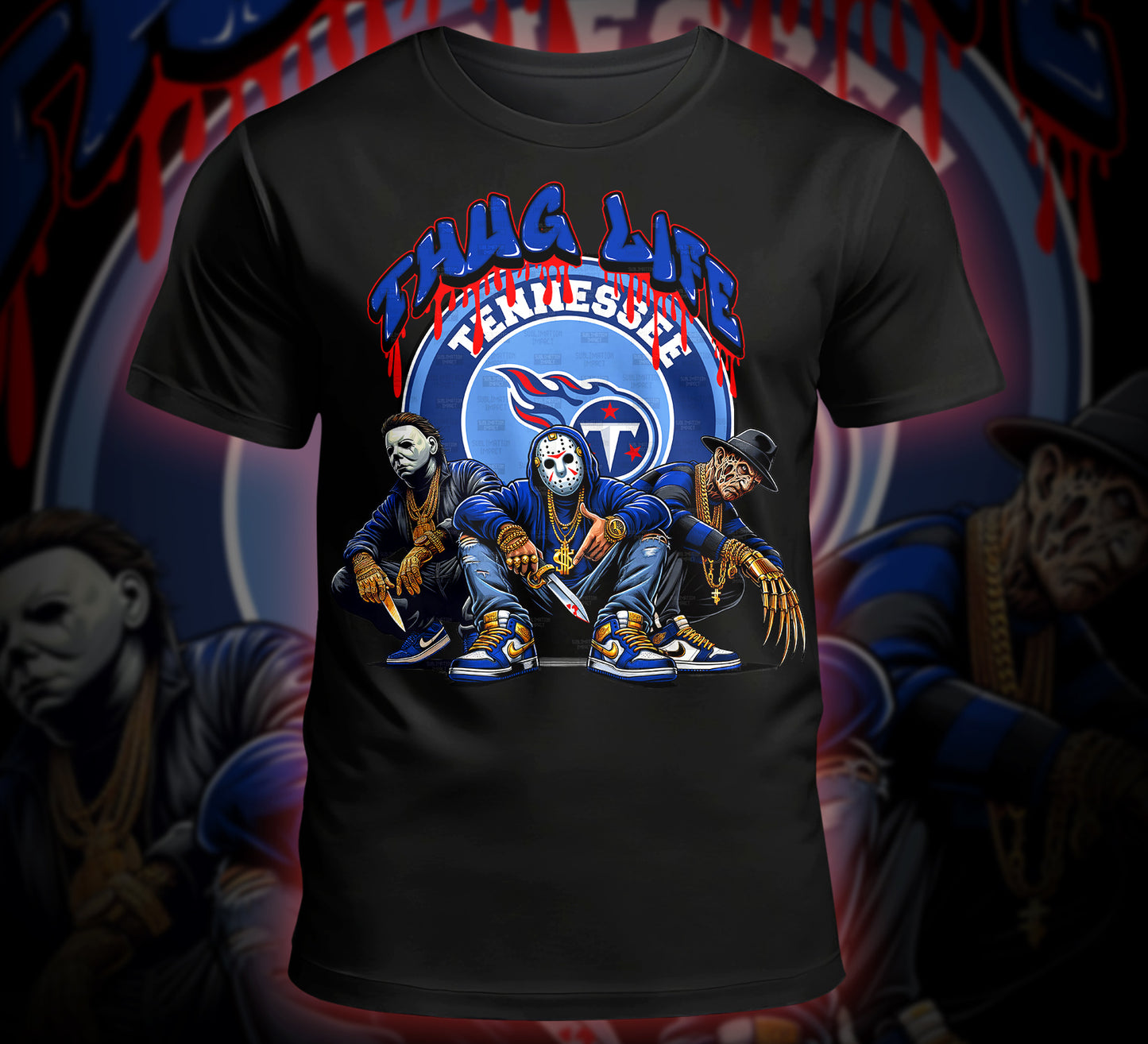 Thug Life Horror Digital Download - NFL Team Edition