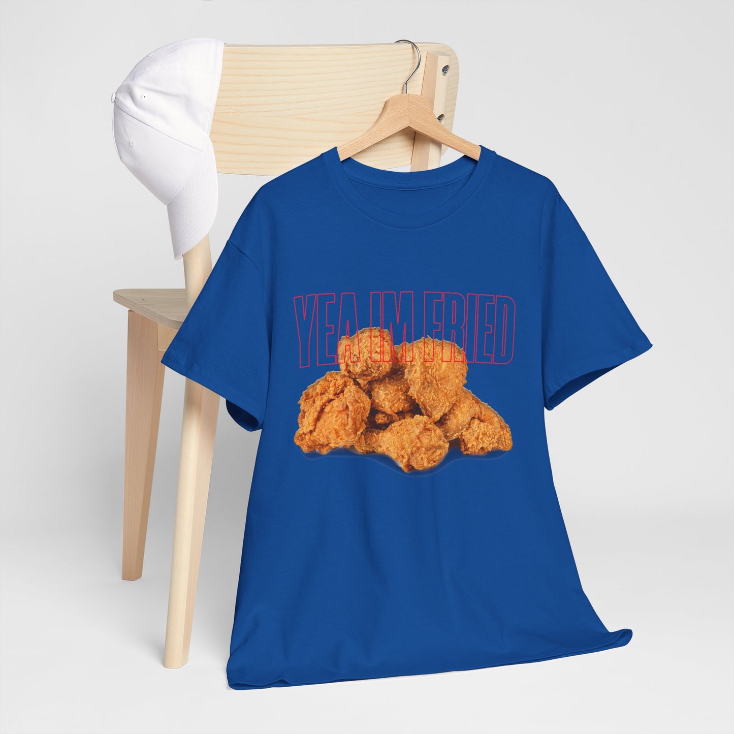 "Yea I'm Fried" Crispy Humor Graphic Tee
