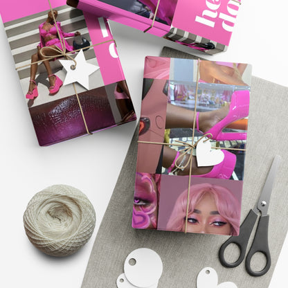 African American Barbie Gift Wrap Papers