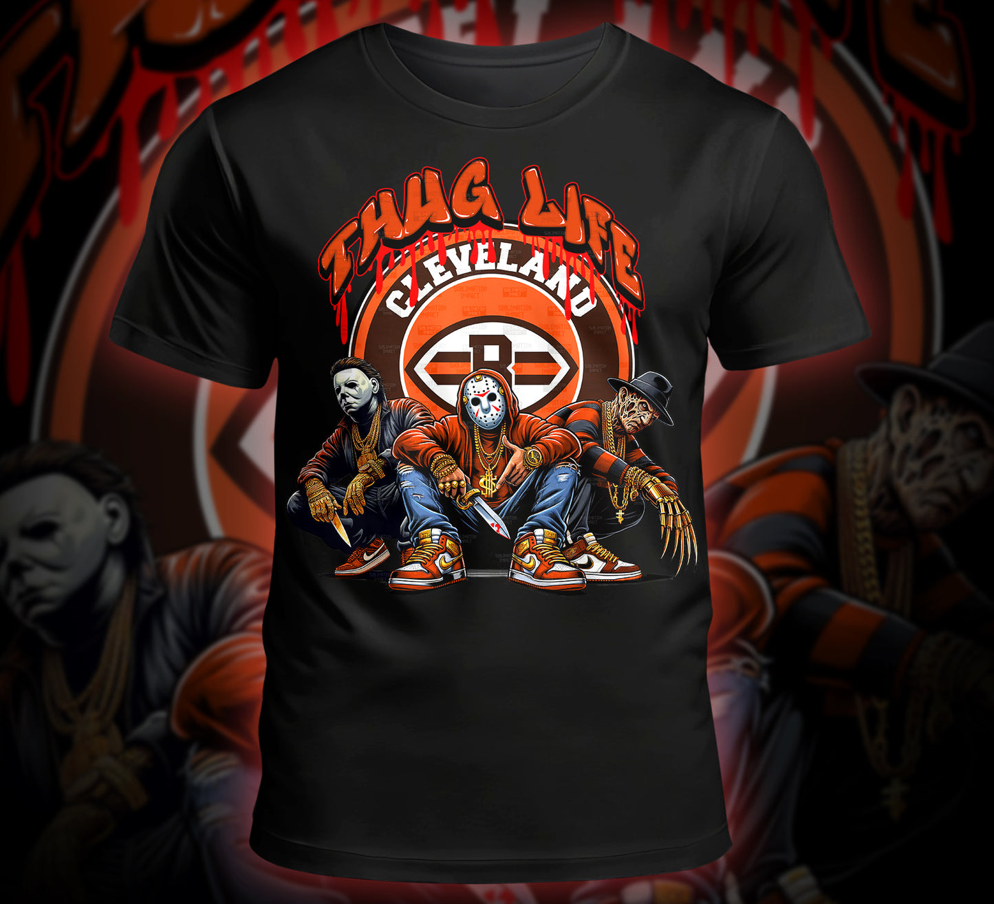 Thug Life Horror Digital Download - NFL Team Edition
