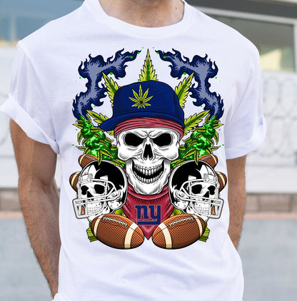 Football Cannabis Skull PNG