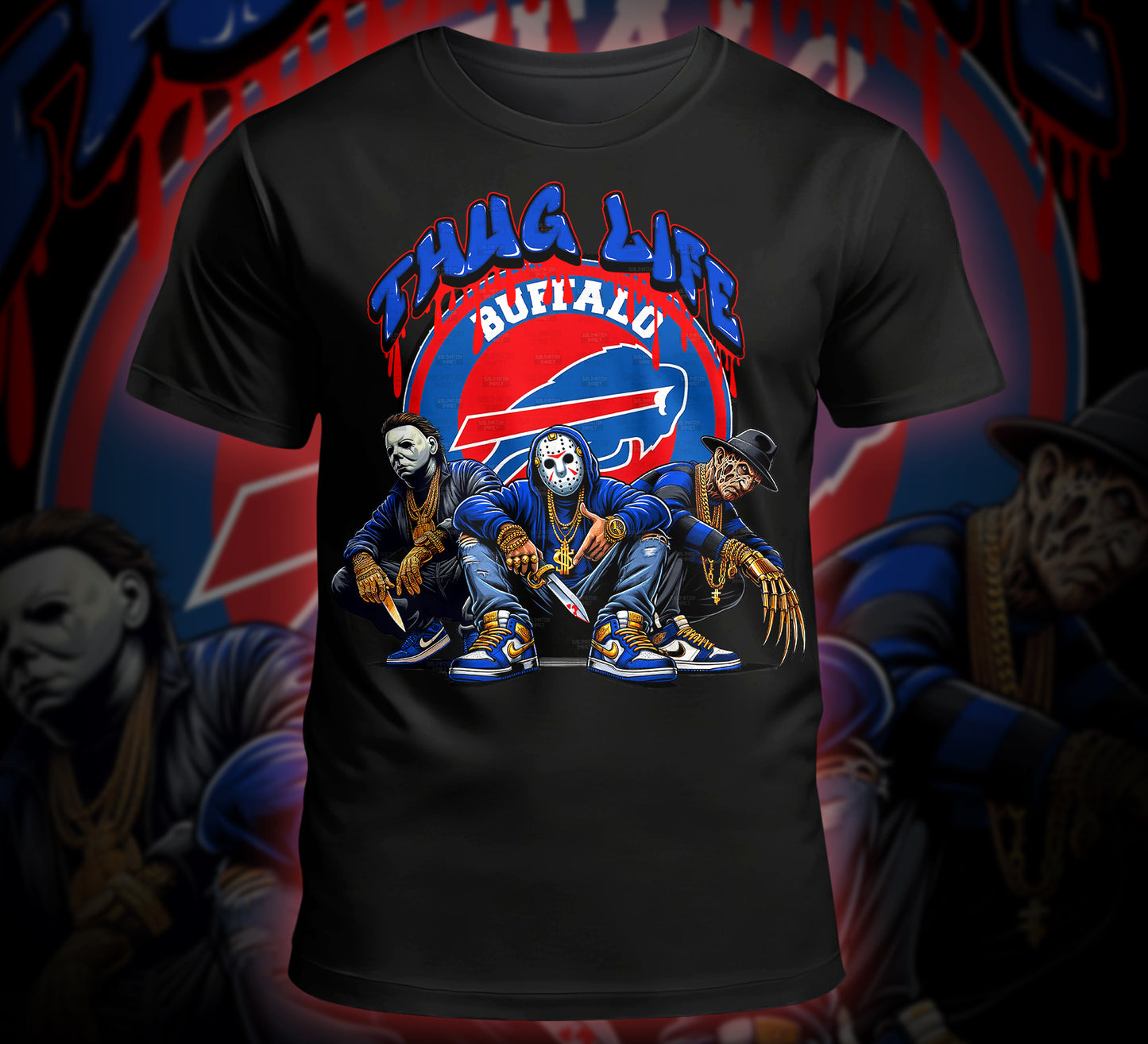 Thug Life Horror Digital Download - NFL Team Edition